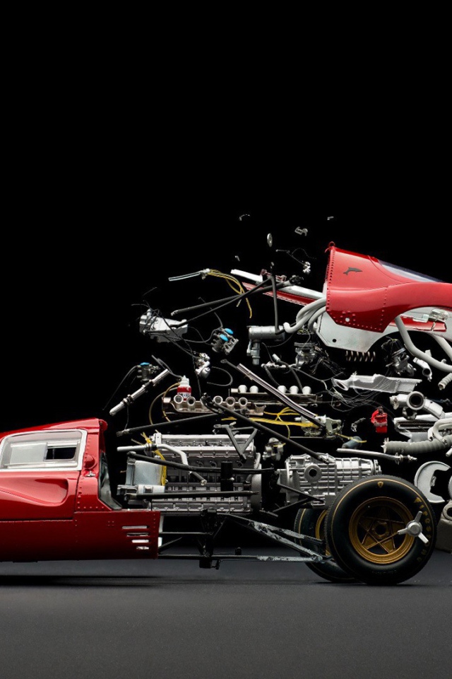 Детали спортивного Ferrari