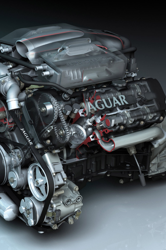 Двигатель автомобиля Ягуар