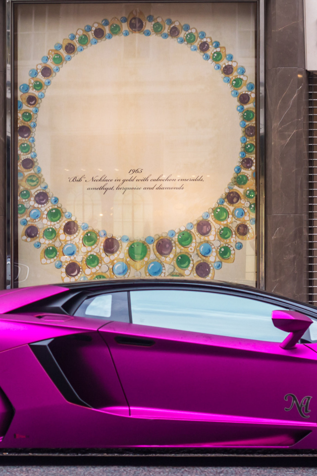 Пурпурный ламборджини