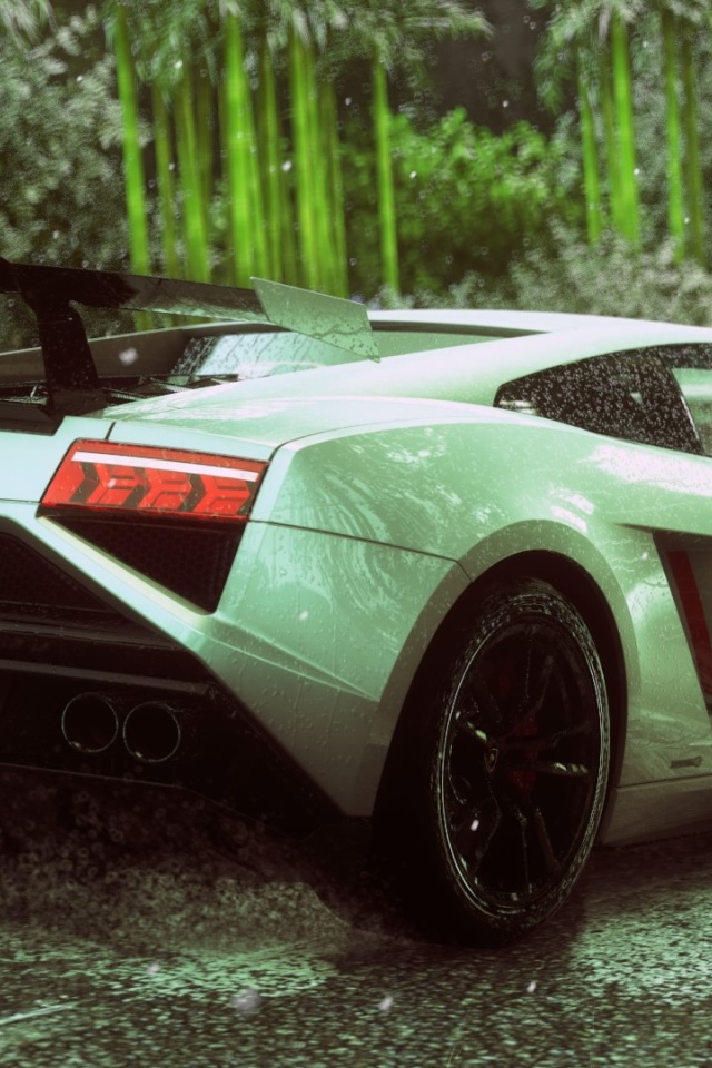 Нежно зеленый цвет Ламборгини