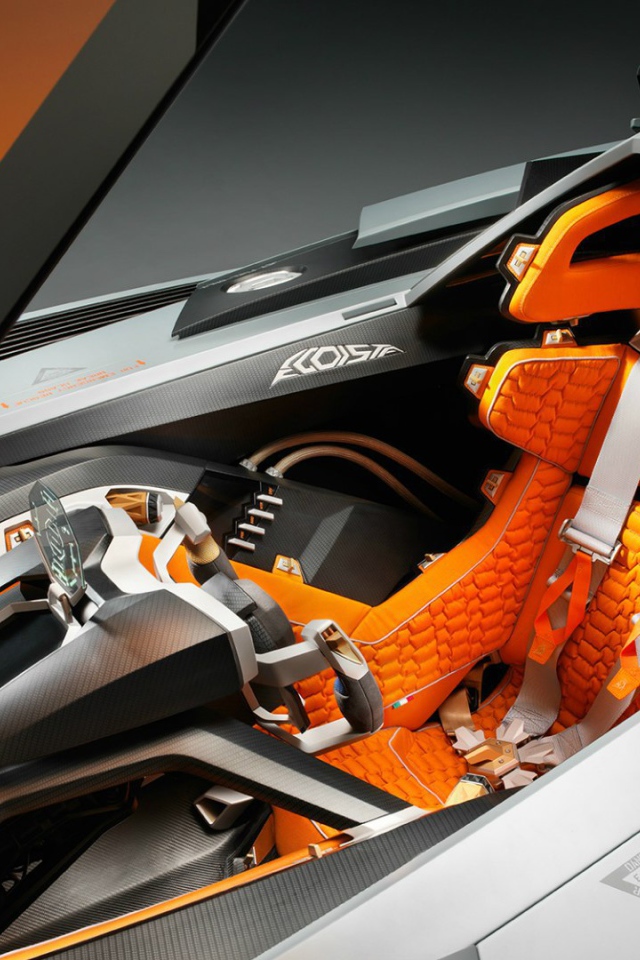 Водительское сиденье в  Lamborghini Egoista