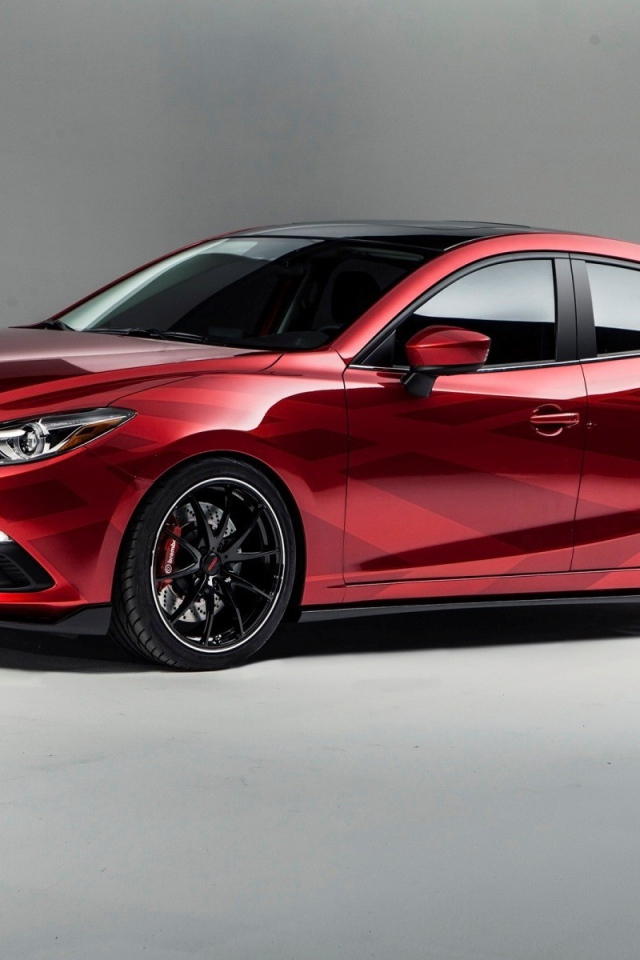 Красный автомобиль Mazda Vector 3