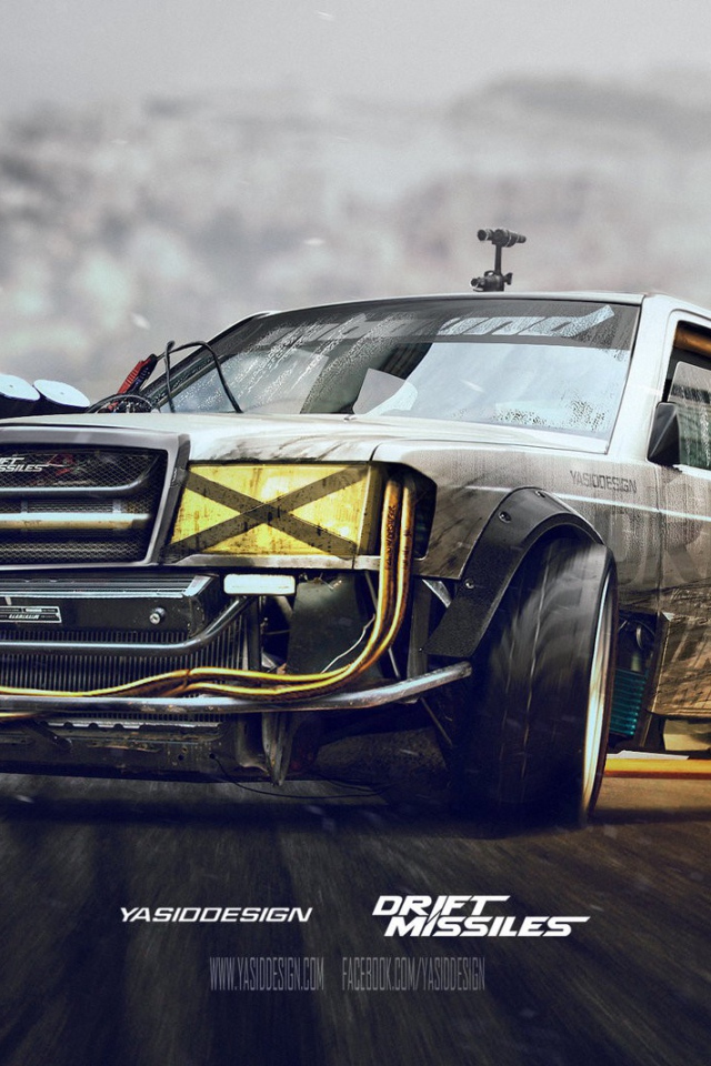 Автомобиль Мерседес, Drift missile