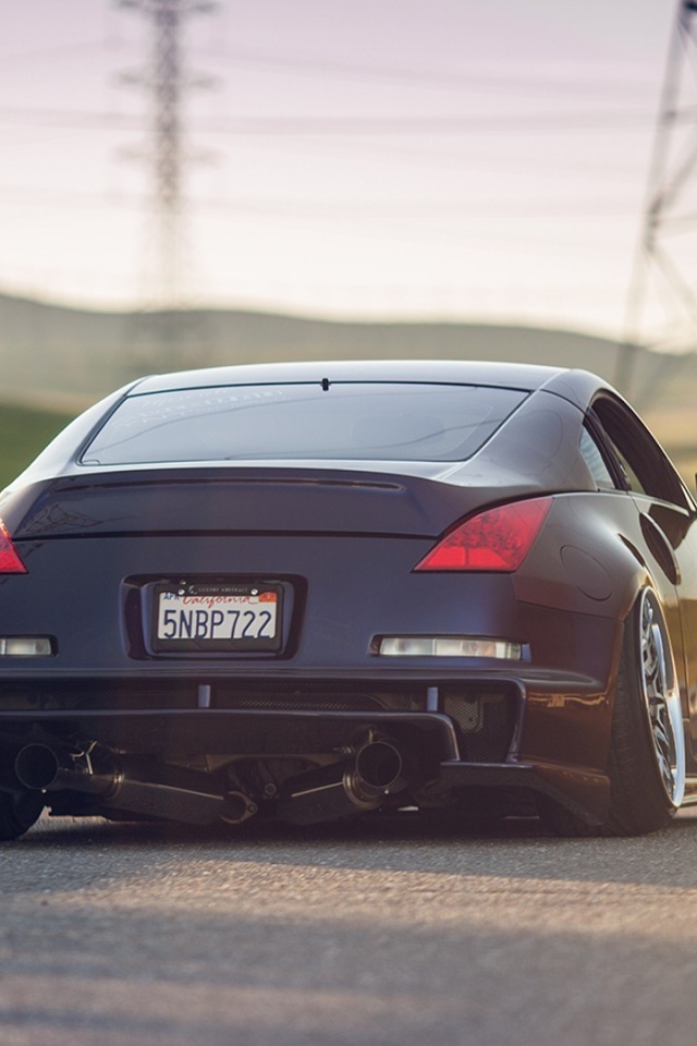 Тюнинг черного Nissan 350Z