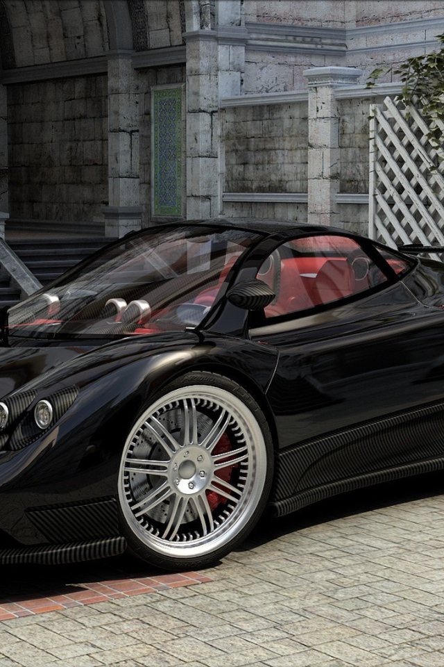 Черный спортивный Pagani