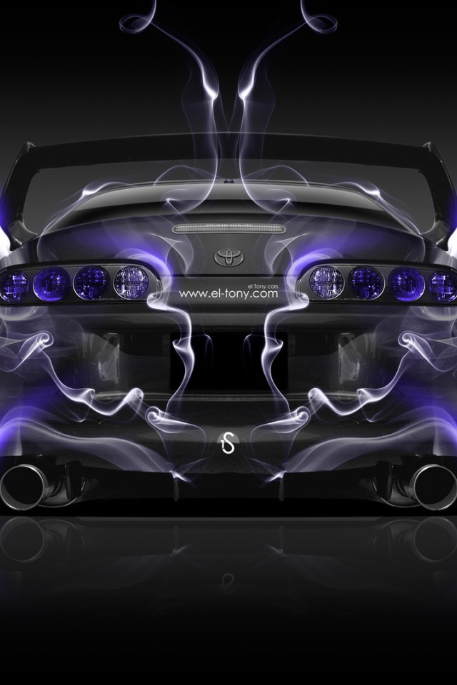 Голубая энергия Toyota Supra