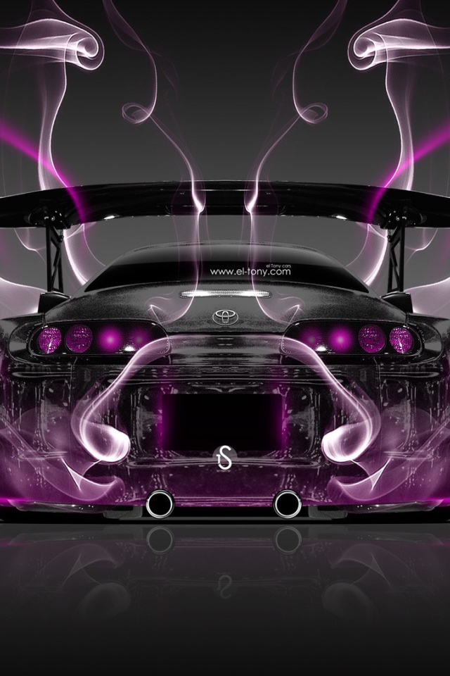 Фиолетовая энергия Toyota Supra