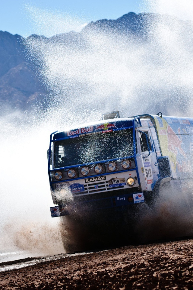Камаз во время Rally Truck