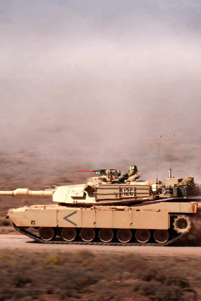 	   Tank Abrams on the road