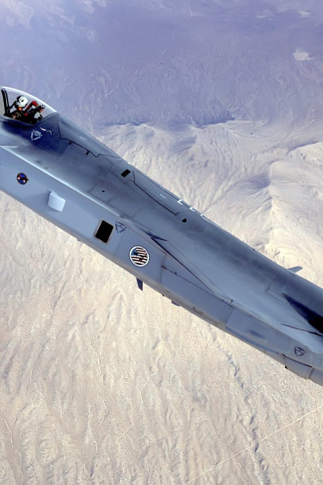 Самолет F-35 Lightning II летит вверх