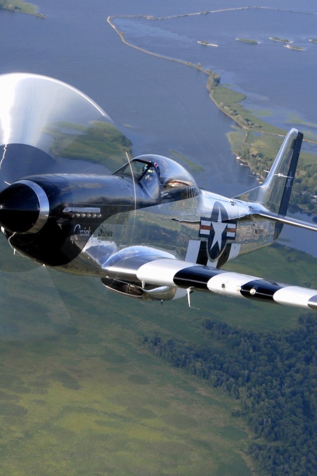 Американский самолет мустанг