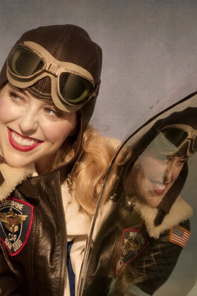 Американская девушка пилот