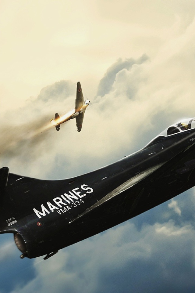 Черный самолет морской авиации