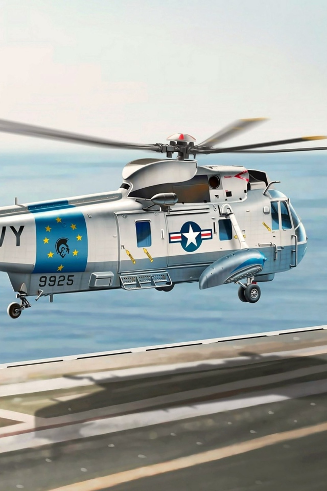 Вертолет ВМФ Sikorsky SH-3 Sea King