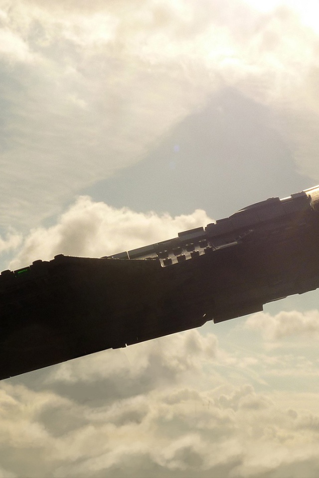 Реактивный самолет из ЛЕГО