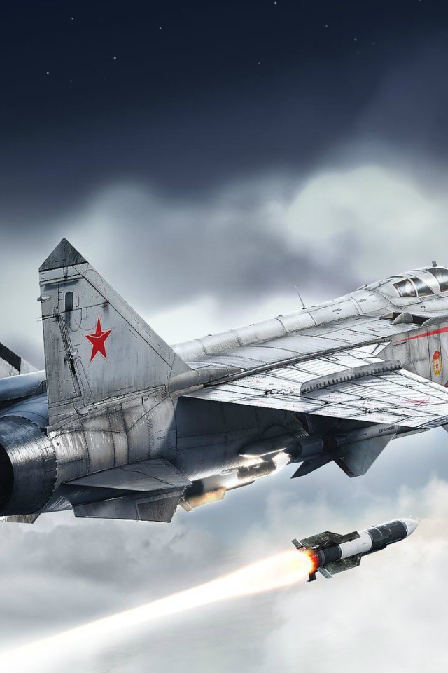 Военный самолет МиГ-31