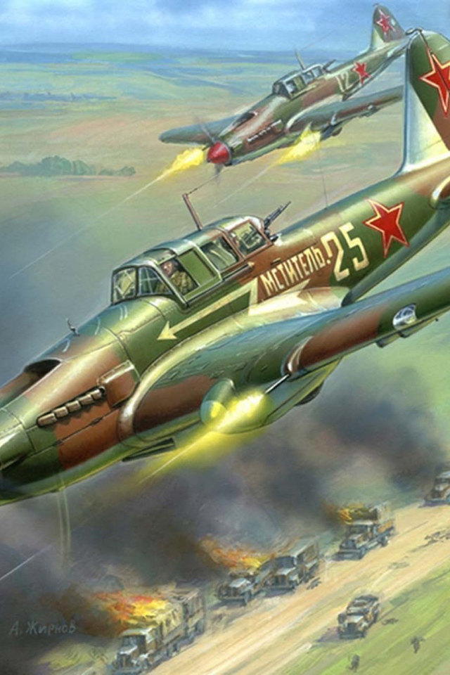Русский Военный самолет Ил-2