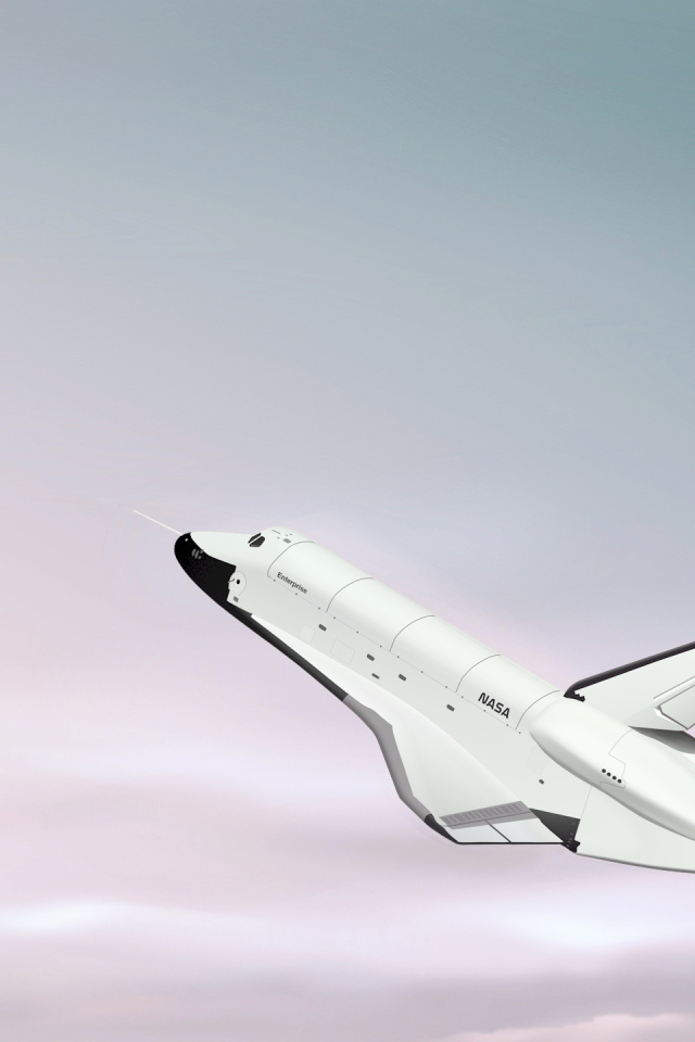 Шаттл над облаками