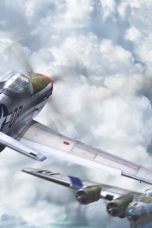 Самолет Джет Хунтер в бою