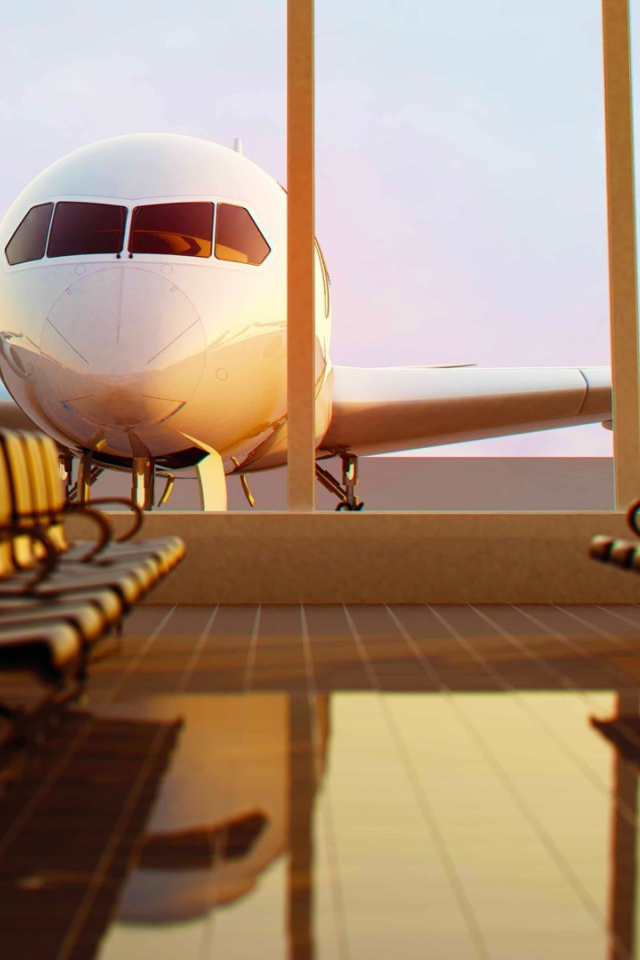 Зал ожидания в аэропорту