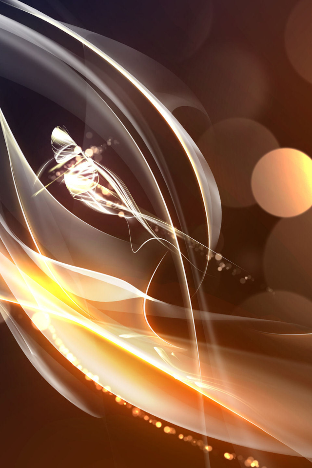 Абстрактный рисунок с кругами