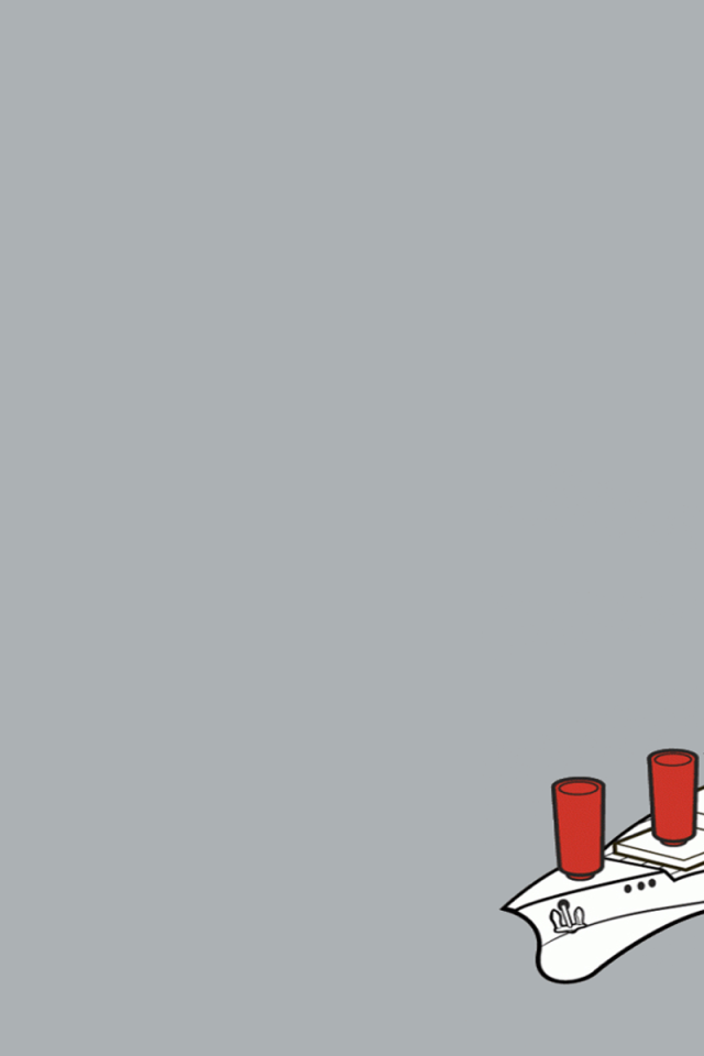 Самолет и корабль, серый фон