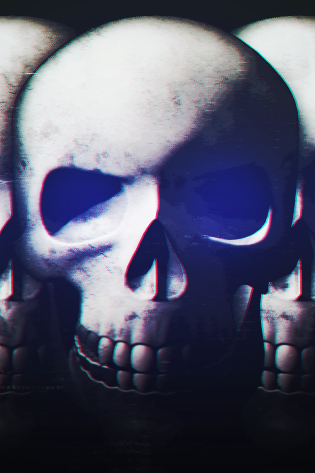 Злобные черепа, фон