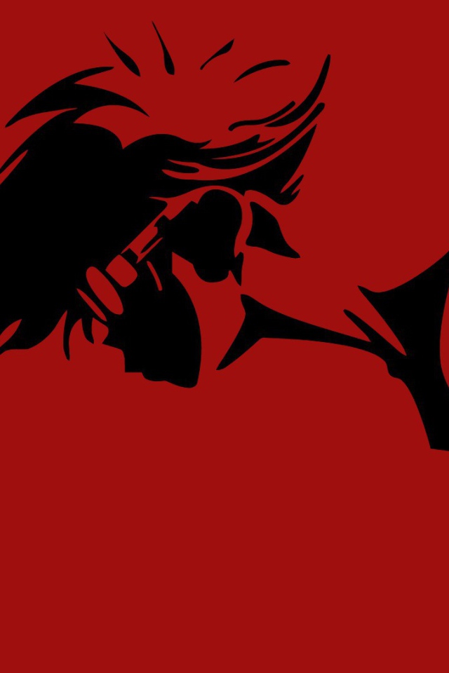 Аниме Ковбой Бибоп, красный фон