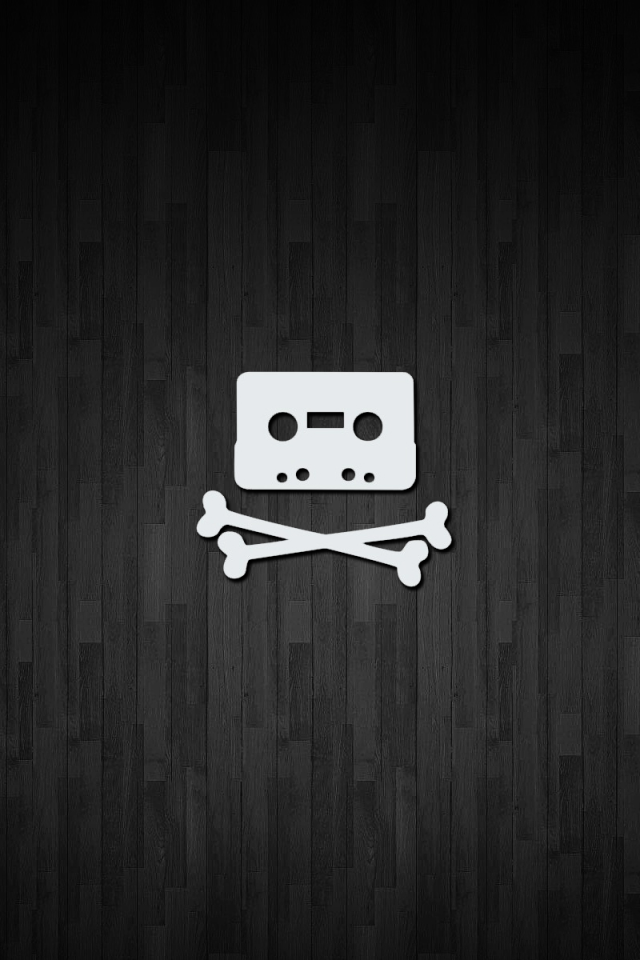 Аудио кассета и кости, фон