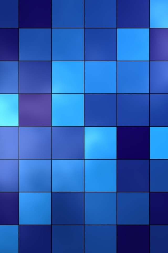 Фон из квадратов разных оттенков голубого
