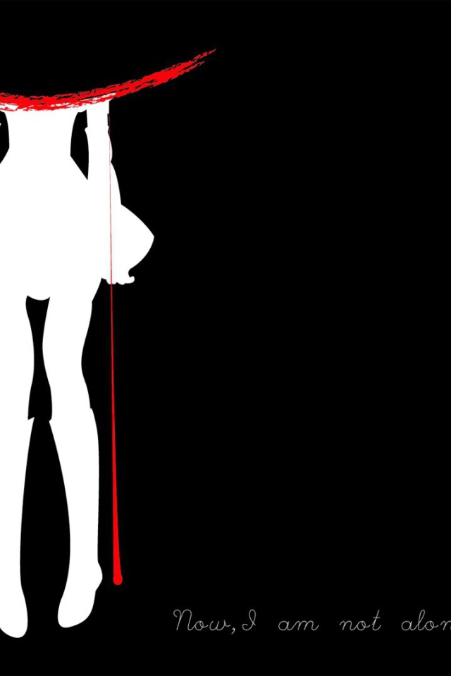 Черный фон, аниме Девочка-волшебница Мадока