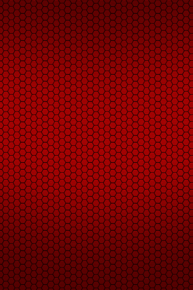 Черные соты, красный фон