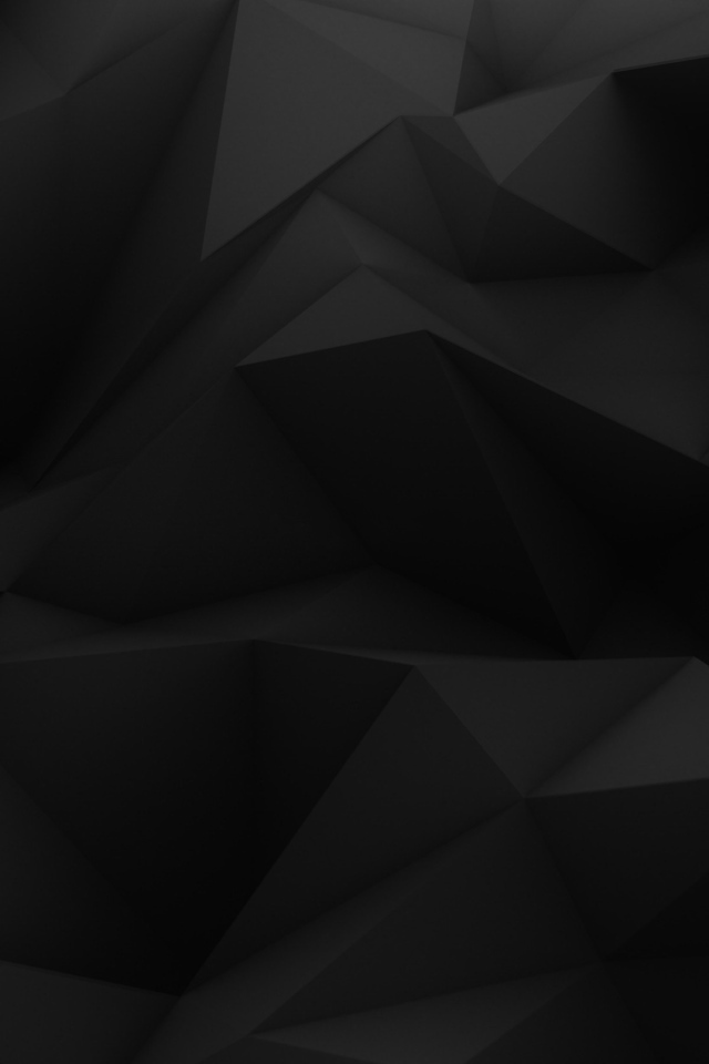 Черный кубический фон