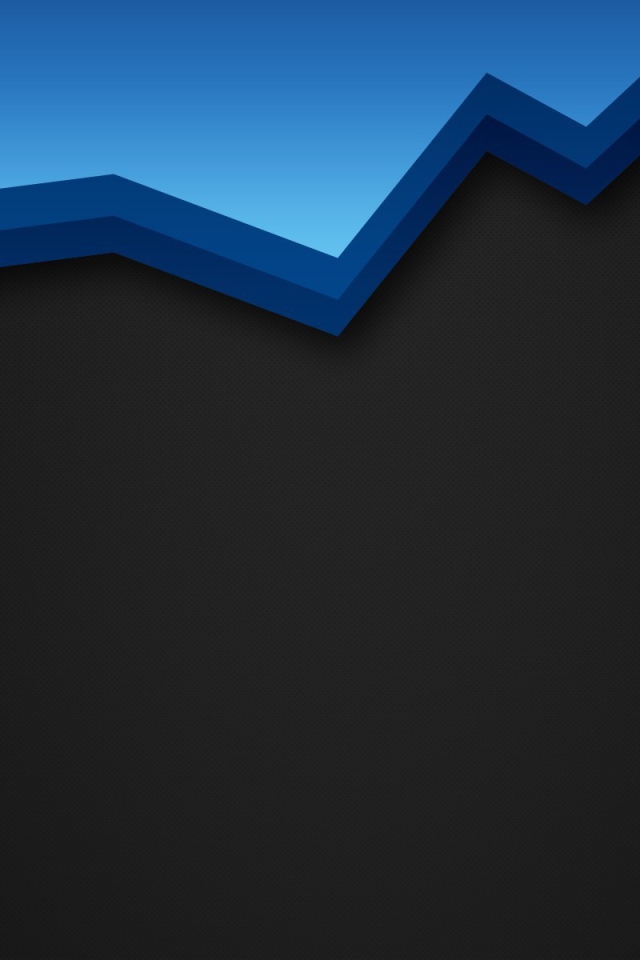 Голубая панель на сером фоне