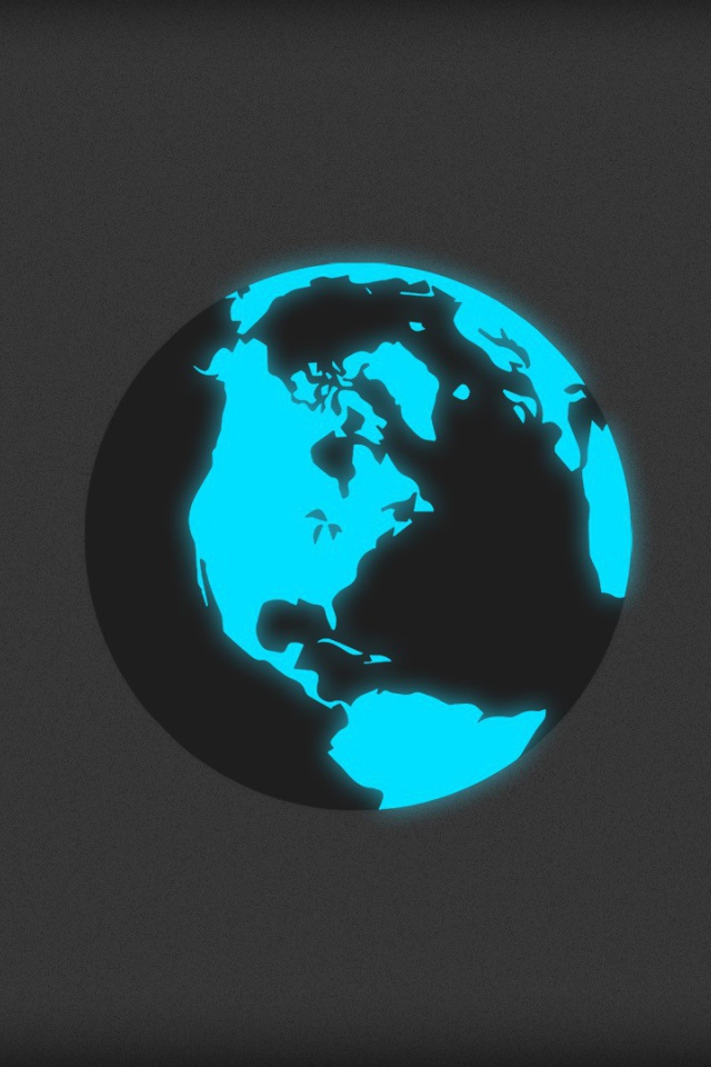 Голубой силуэт Земли