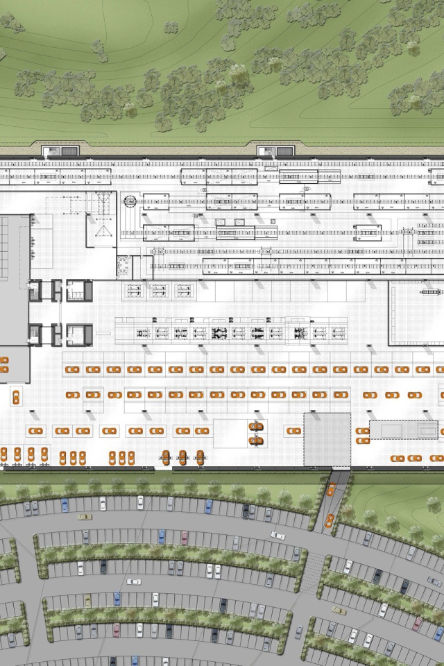 Рабочий чертеж фабрики