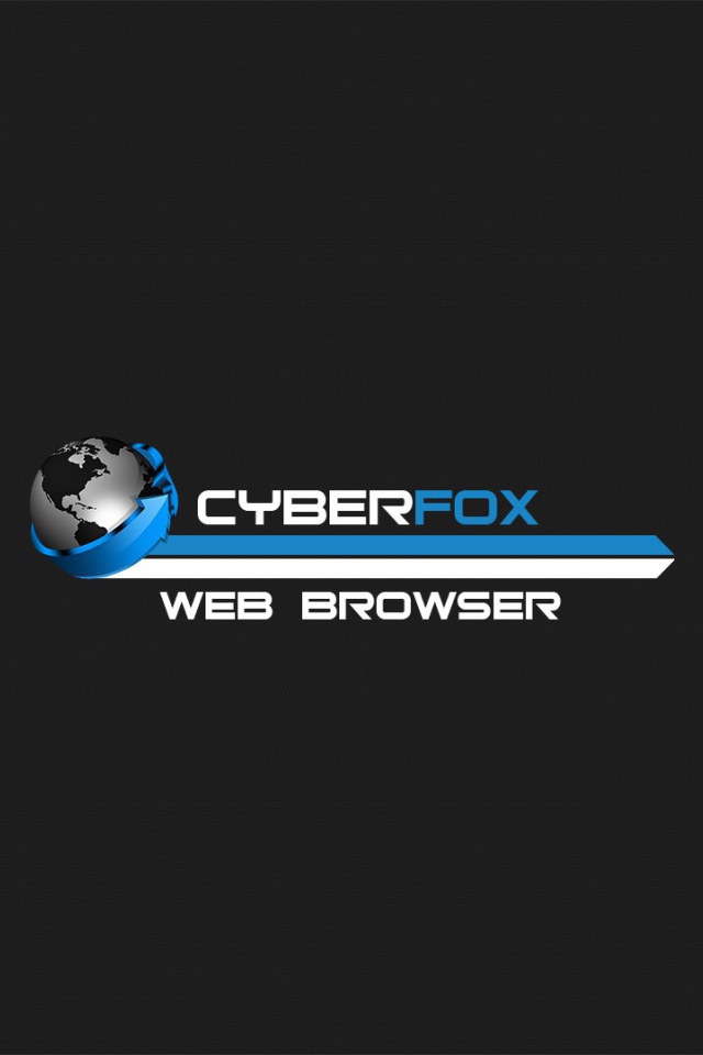 Браузер Cyberfox, голубой на сером фоне
