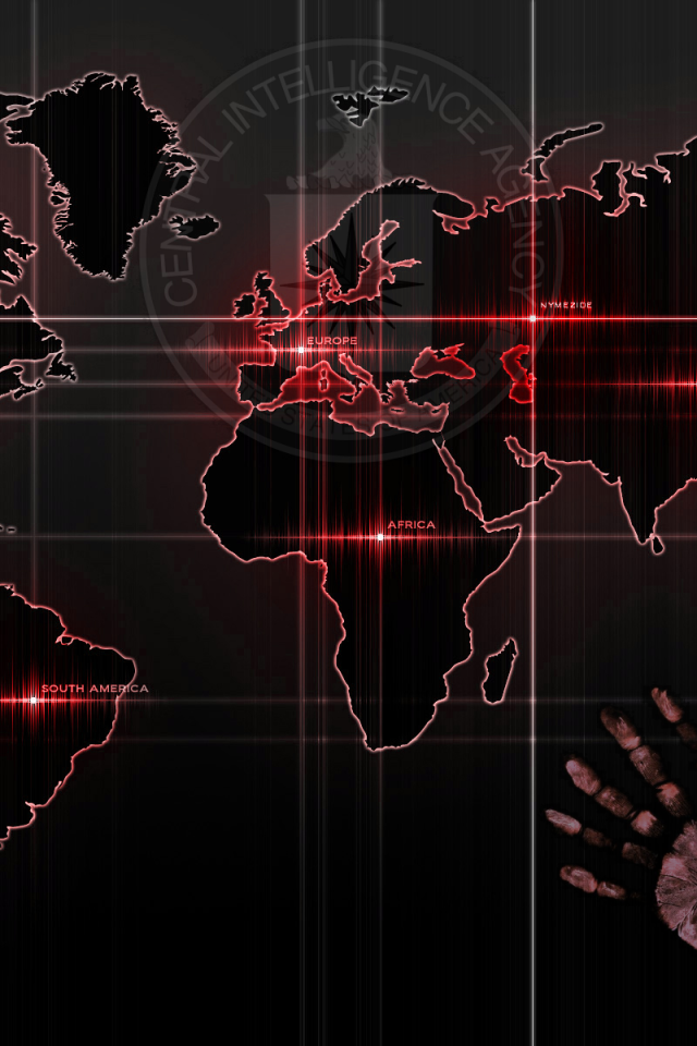 Карта мира ЦРУ