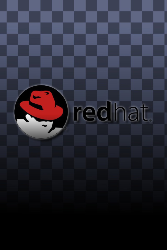 Клетчатый фон ОС Red Hat