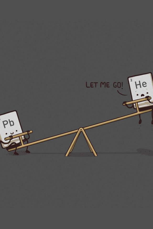 Химические элементы, серый фон