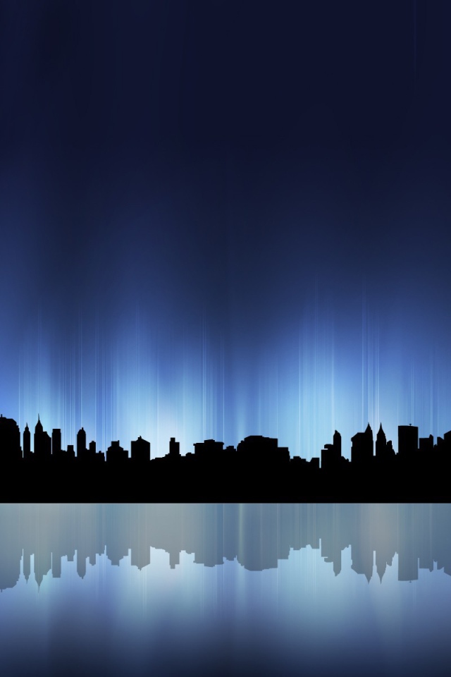 Огни большого города, фон