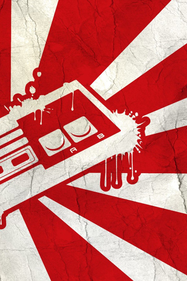 Пульт от видео приставки, фон