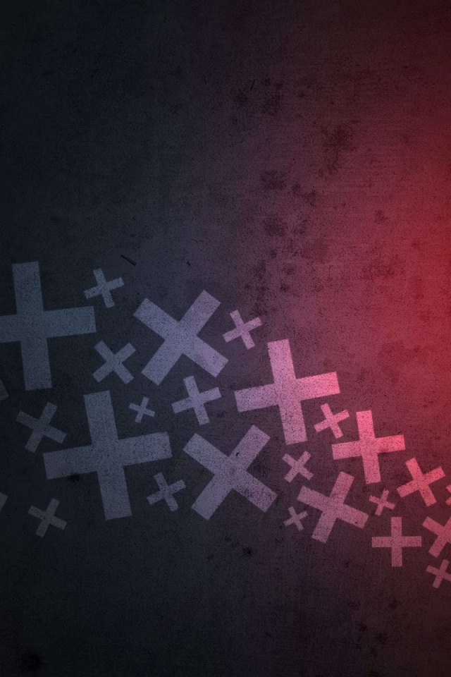 Крестики на темном фоне