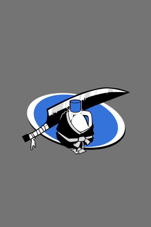 Столовые приборы, серый фон