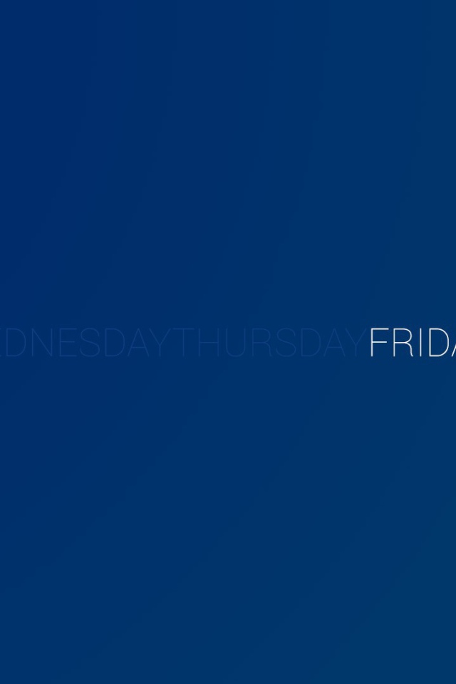 День недели пятница