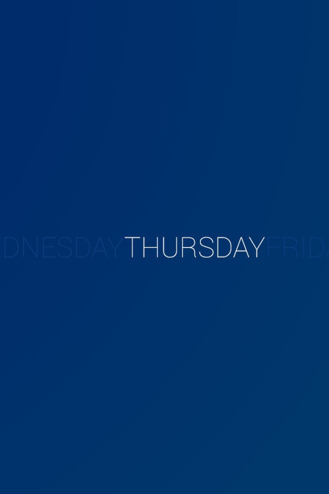 День недели четверг