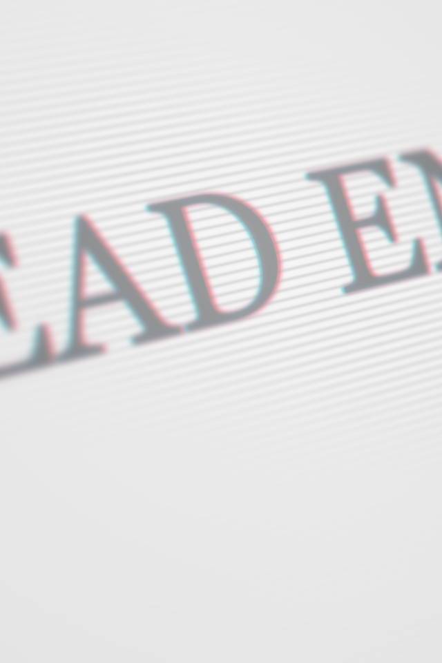 Смертельный конец, надпись