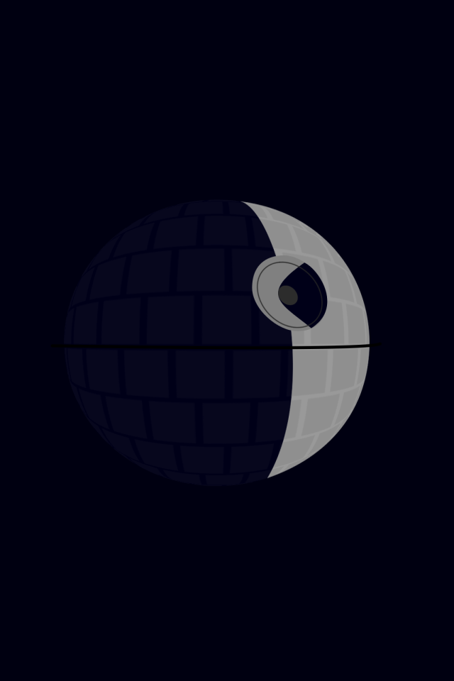 Звезда смерти, черный фон