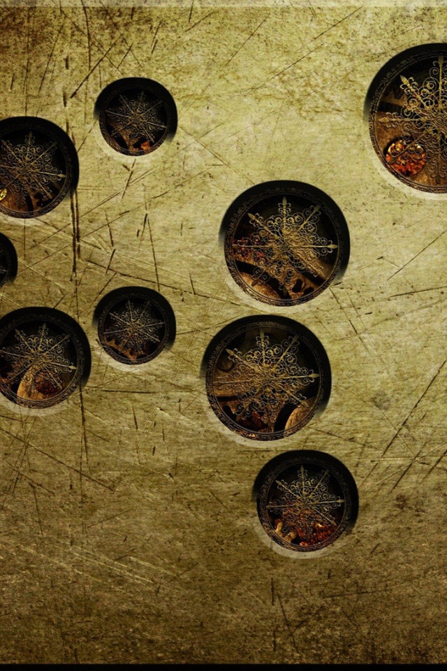 Декоративная плита из металла