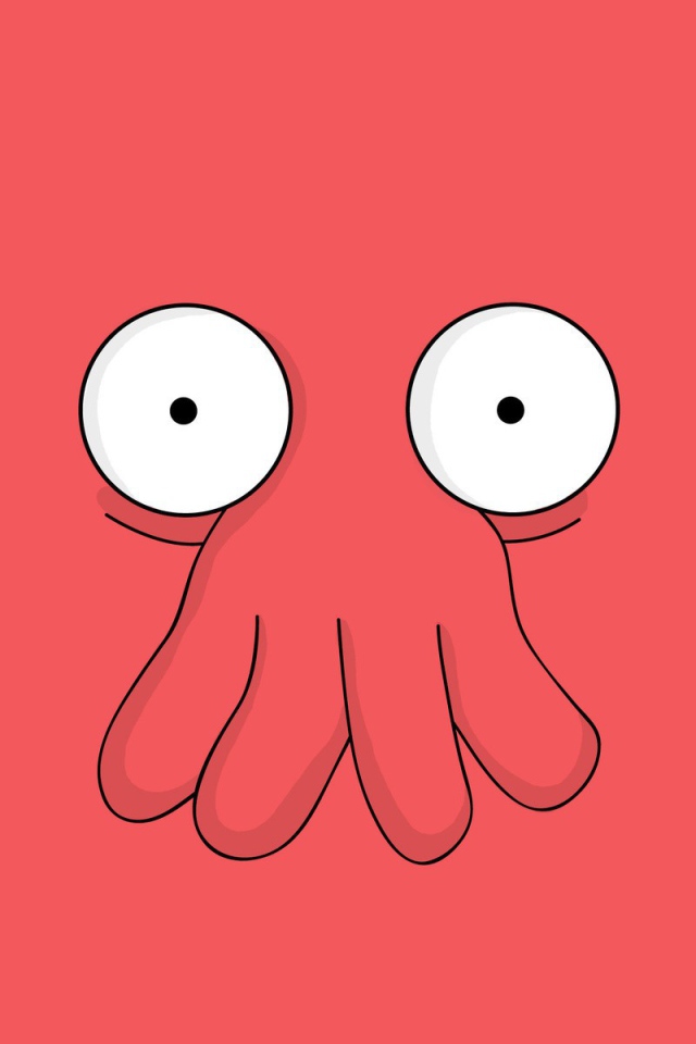 Доктор Зойдберг, розовый фон